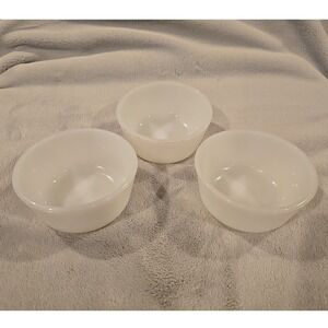 Vintage Anchor Hocking Fire King Milk‎ Glass 434 Custard Cup Ramekin